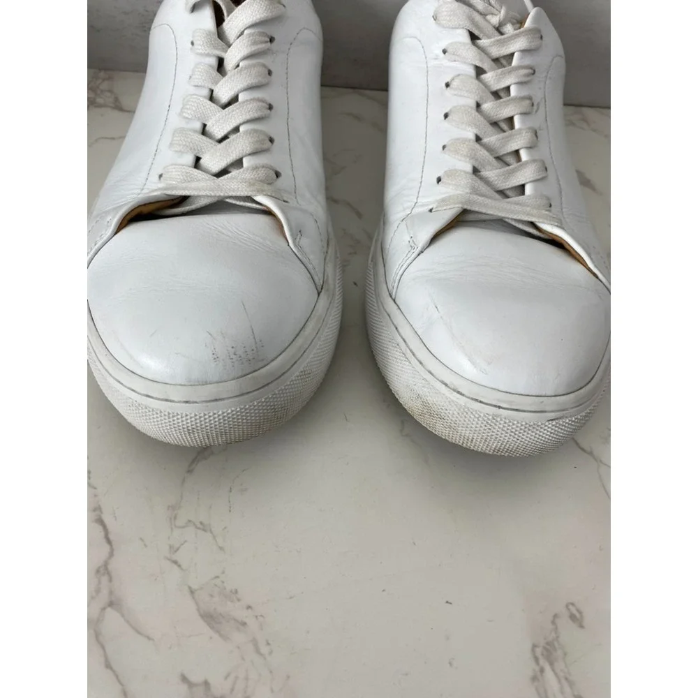 Thursday Boot Company Leather Sneakers Men's Sz 12 White Low Top